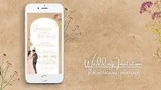 Best vertical Cristian wedding invitation video for WhatsApp | wedding invitation video editing
