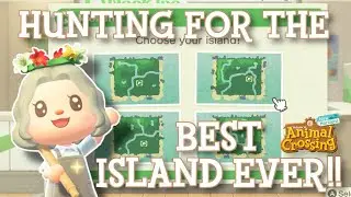HUNTING FOR THE BEST ISLAND EVER! 😲🌴 (We're starting a new Animal Crossing: New Horizons Island!)