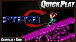 Super C (NES) | Gameplay and Talk Quick Play #48 - Rifle-Only Hard Mode!
