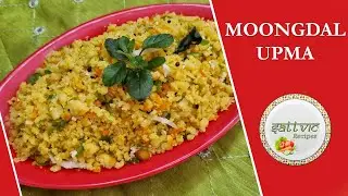 Moong dal Upma I Cooking with Moong dal l Sattvic Recipes