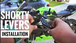 How To Install install shorty levers  on Kawasaki ZX6R