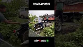 Off roading | motorcycle off roading in local | 100 cc to royal enfield #offroad #royal enfield