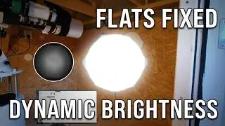 Flat Master 150 - Automate the flats with wall mounted panel and dynamic brightness in NINA