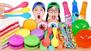 เค้กเยลลี่สายรุ้ง กินเสียง ASMR DONA Mukbang