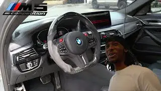 FRIENDS REACT TO MY NEW CARBON STEERING WHEEL!