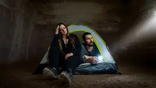 WE WENT UNDERGROUND CAMPING! (Our FIRST TIME Tent Camping)