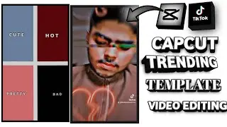 Capcut New Template | 4 Pictures Tiktok Trending Photo Transition | Capcut