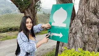 ASMR fast,Public ASMR🌳(scratching,tapping,mouth sounds)
