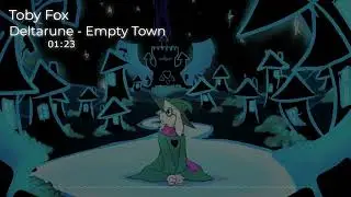 Deltarune Empty Town but it feels sad {Slowed+Reverb+Rain}