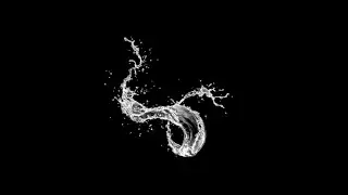 Water splash black screen effect | black screen water effect | water drop black screen video