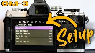 OM System OM-3 User Guide for Beginners: How to set up your Camera - English
