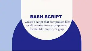 Bash script that compresses files or directories into a compressed format like tar, zip, or gzip.