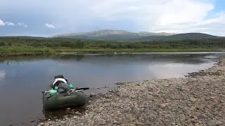 An attempt to climb Mount Oslyanka, during rafting on the Kosva River. Perm Region. Northern Urals