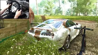 Rebuilding A TOYOTA SUPRA - Forza Horizon 4 (Steering Wheel + Shifter) Gameplay