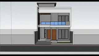Bungalow  & House Design ( 25' 0" x 50' 0")  and Modeling With Sketchup - Time laps