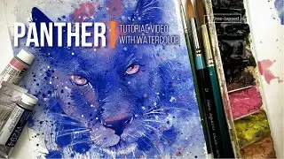 Tutorial video #85 – PANTHER the painting process [time-lapsed]