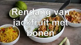 Rendang van jackfruit met bonen recept