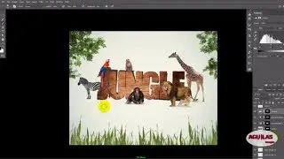 Montaje con efecto 3D, Photoshop CC 2019 