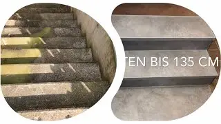 Treppe außen - fliesen, sanieren, abdichten: Aussentreppe