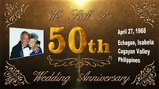 50th Wedding Anniversary Title