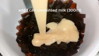 creamy coffee jelly #coffeejellyrecipe