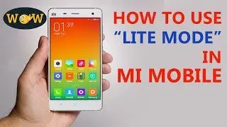 How to use lite mode in mi phone redmi xiomi phone