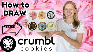 How to Draw Crumbl Cookies!!