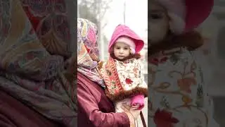 cutie Amyra  #kashmir #baby #winter