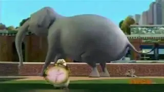 Penguins of Madagascar - Burt sits on King Julien