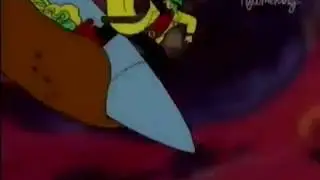 The mask belly expand and explosion
