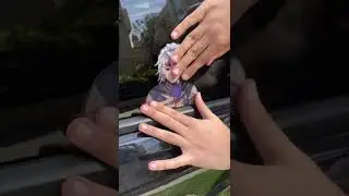 Test our anime motion stickers on car #tomiokagiyuu #tengenuzui #demonslayer #anime #carstickers