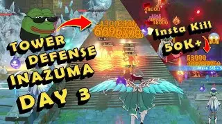 Theatre mechanicus (Tower Defence) new event Day 3 Gameplay | Genshin Impact Inazuma 2.0