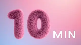 Pink Gradient 10 Minute Timer | Busy ❌ Productive ✅