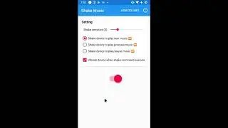 Shake Music - Control Music Player By Shake Device For Android