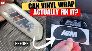 BMW M4 F82/M3 F80 Seat Badge Vinyl Wrap | IS IT A GOOD FIX?