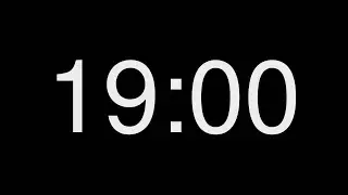 19 Minute Timer ⏰ | Countdown with Alarm Sound