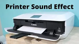 Printer Sound Effect - Printing Paper Sound with VIDEO