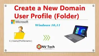 How to Create a New Domain User Profile in windows 10/11 II Create domain user Profile II