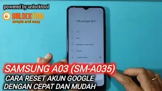 Samsung A03 | SM-A035 | Reset Akun Google | FRP