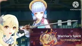 [Genshin impact] warriors event | Traveler (Lumine) and Ayaka VS Maguu kengou