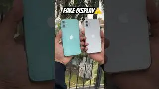 iPhone Original VS Fake Display Comparison!!! #viral #shorts #iphonedisplay #iphonerepair