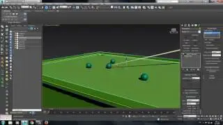 3dsmax:create and play billiard