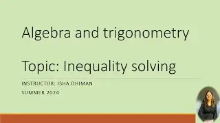 How to solve an inequality || linear inequality || compound inequality || absolute value inequality