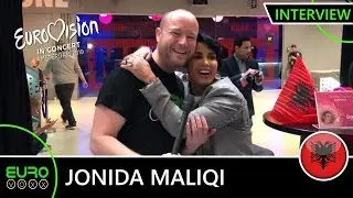 ALBANIA EUROVISION 2019: Jonida Maliqi - 'Ktheju Tokës' INTERVIEW! | Eurovision in Concert 2019
