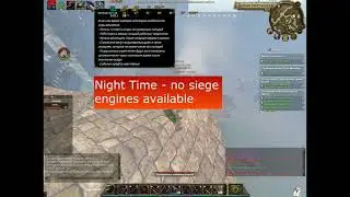 Gloria Victis - night time catapults bug