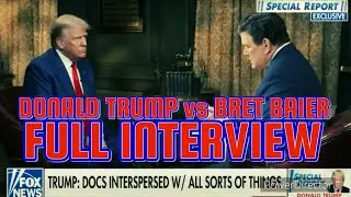 Donald Trump DESTROYS Bret Baier 6/19/23 FULL INTERVIEW #fox #foxnews #trump