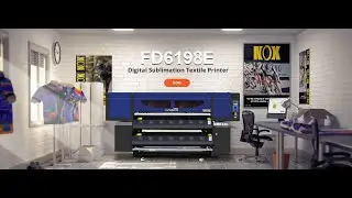 Fedar FD6198E Large Format Dye Sublimation Fabric Printer Installation Video-Detailed Steps