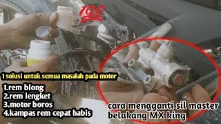 sangat MUDAH,Cara mengganti sil master belakang Jupiter MX