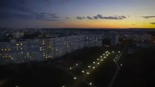 Республика Татарстан. Парк Нефтехимиков в городе 