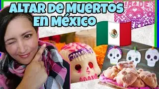 ASÍ ES UNA OFRENDA DE DÍA DE MUERTOS EN MÉXICO 🇲🇽🌼💜 #mexico #diademuertos